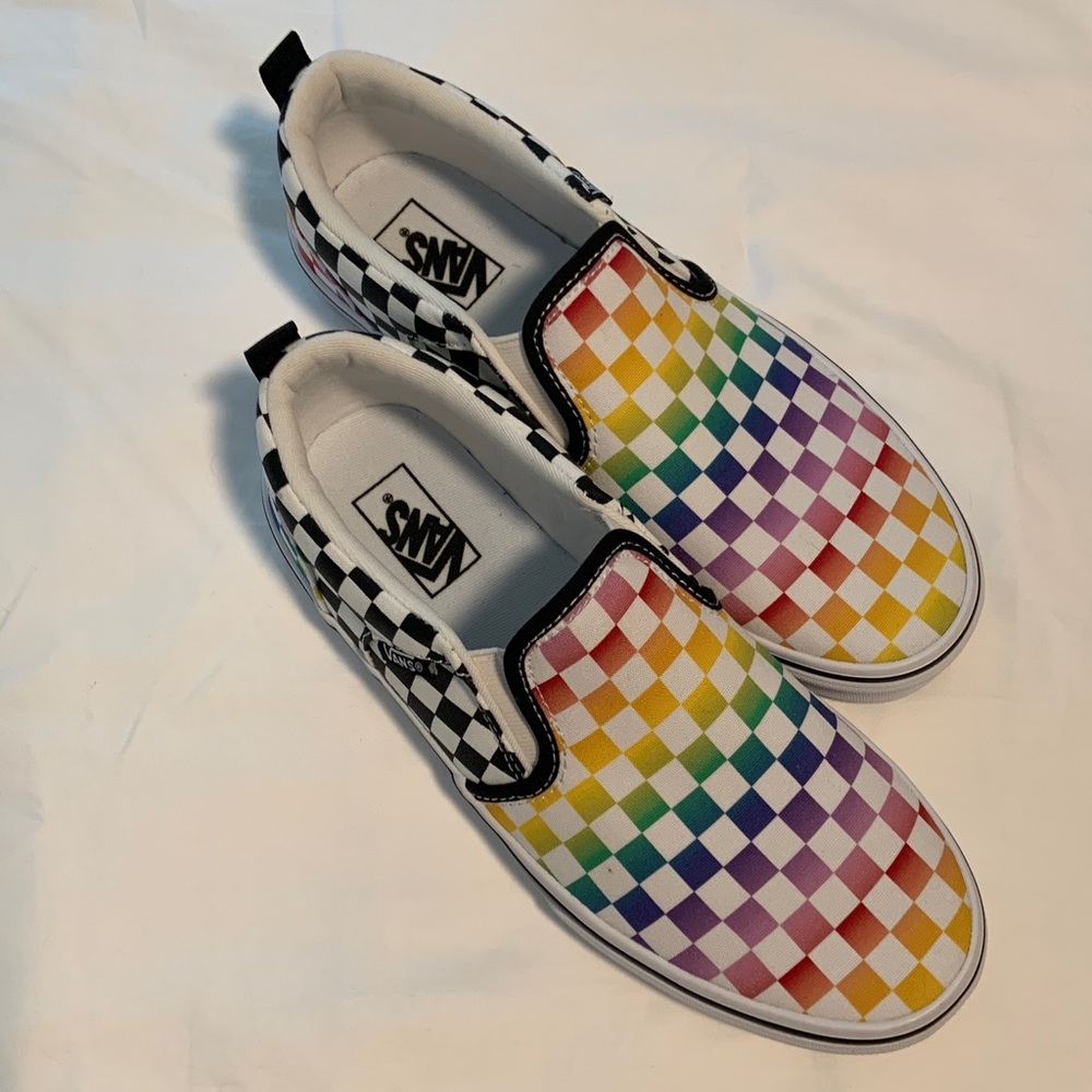 New Vans Colorful checkered
